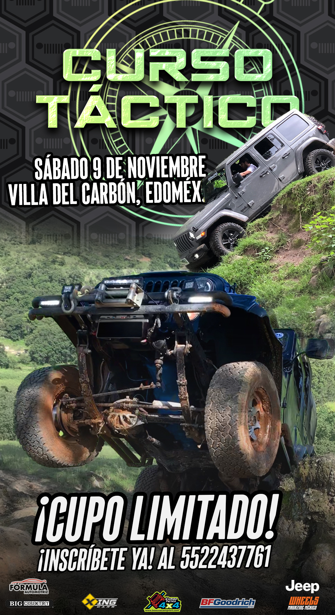 Curso Táctico - Bosco's Camp 4x4 - Banner