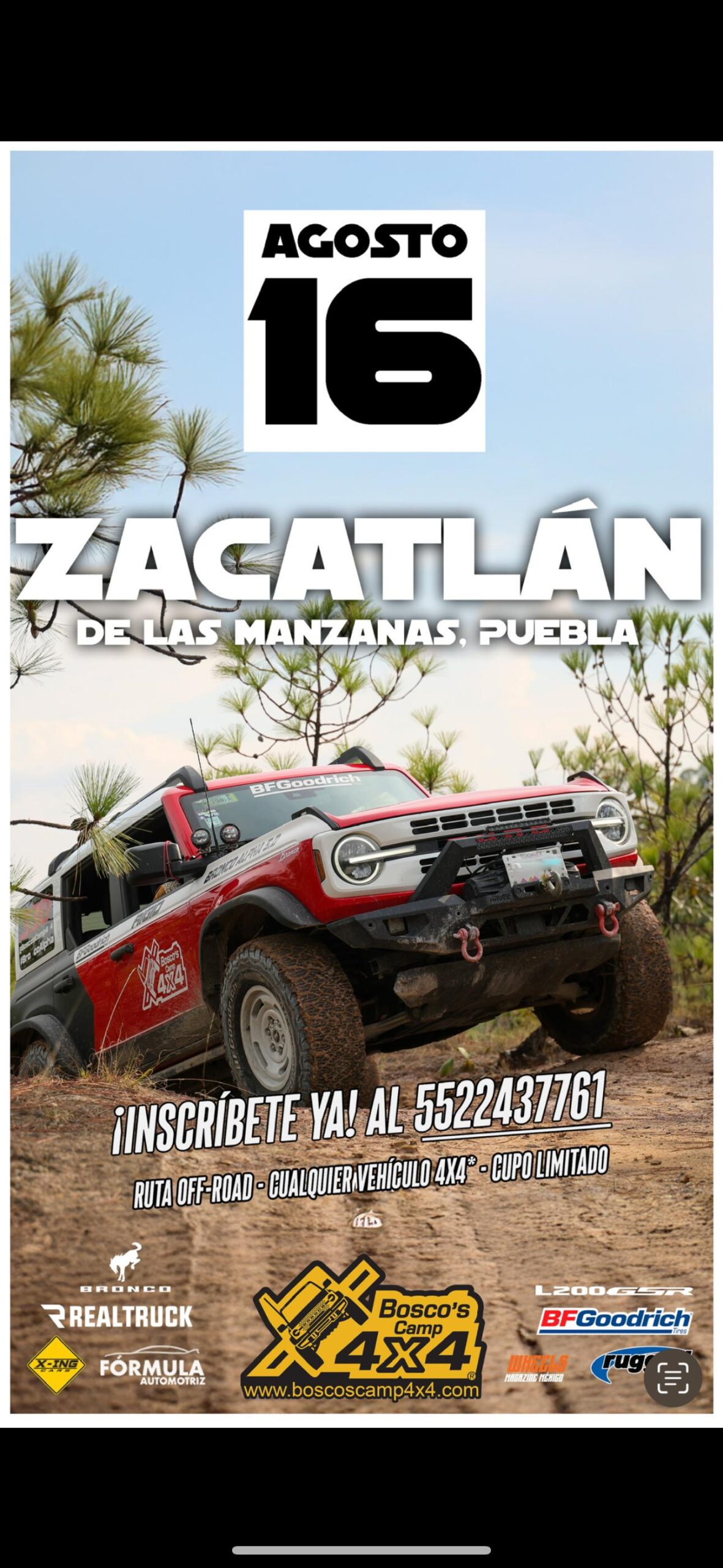 Zacatlán de las Manzanas - Bronco - Agosto - Bosco's Camp 4x4.com