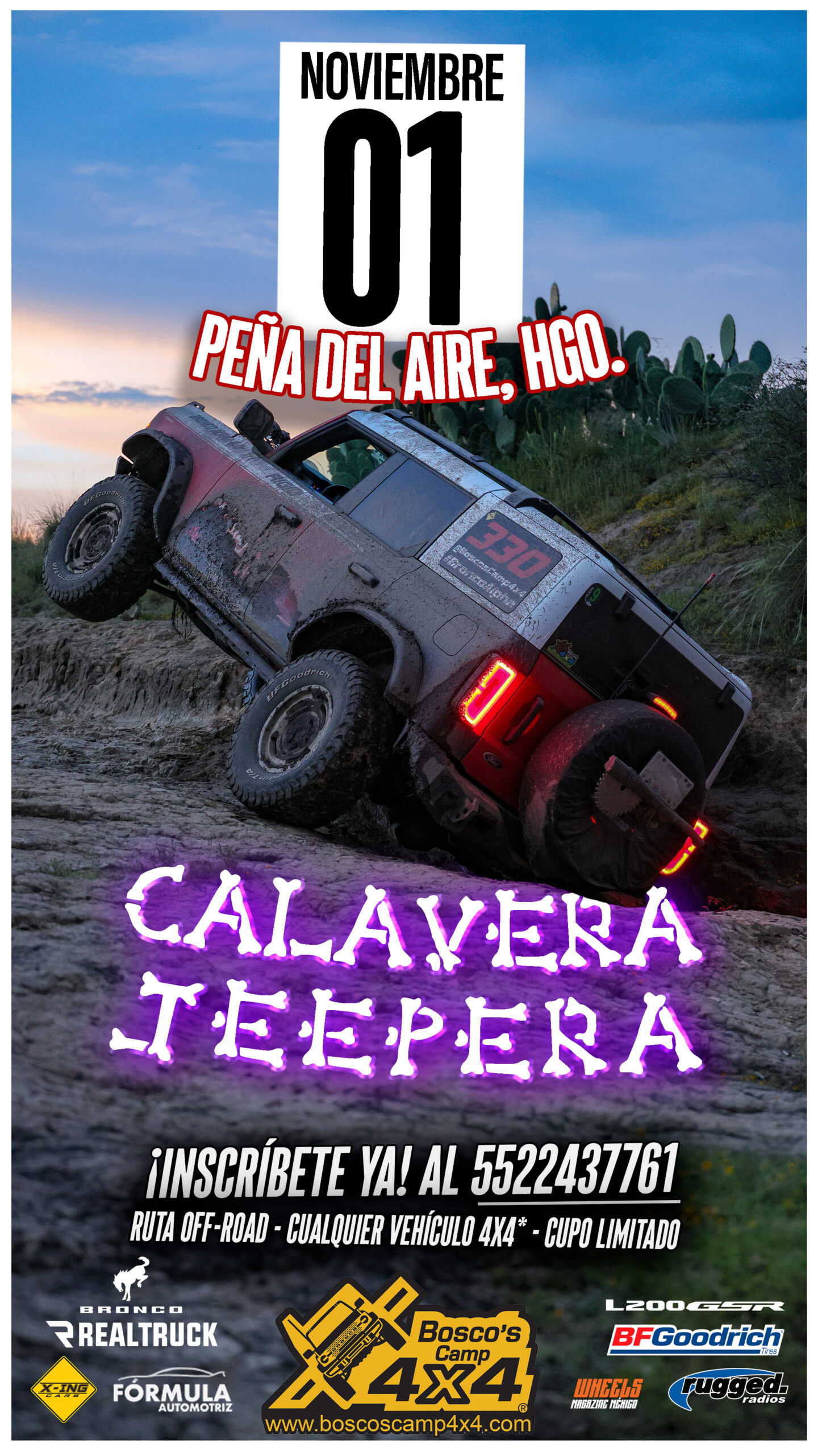 Calavera Jeepera Bosco's Camp 4x4 2025