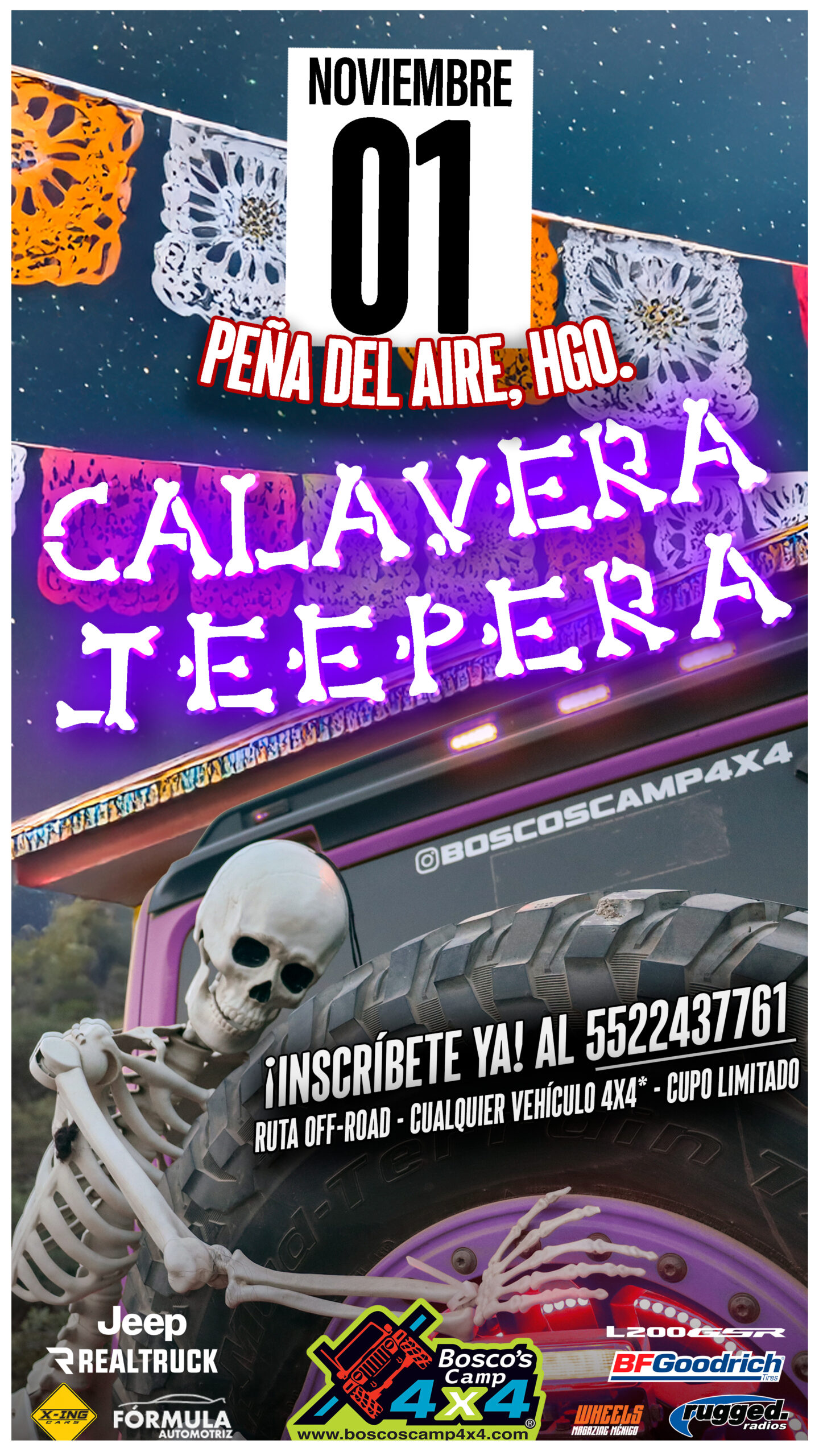 Calavera Jeepera Bosco's Camp 4x4 2025 2